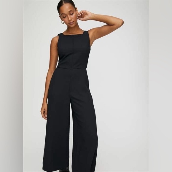 ARITZIA Wilfred Écoulement Jumpsuit In Black - Picture 2 of 10
